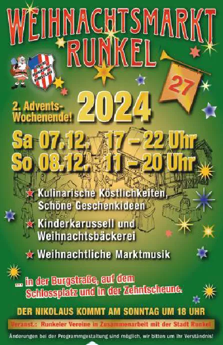 Weihnachtsmarkt in Runkel